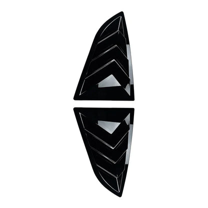 Gloss Black Window Louvers for Toyota GR86 Subaru BRZ (2022-2025)