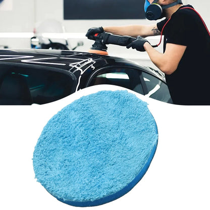 Pad / 6 Inch / Microfiber Sponge Buff Polishing Pad for Rotary Polisher