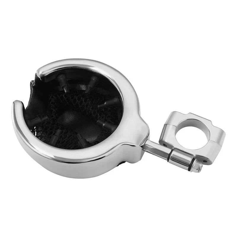 Universal 1.25" Handlebar Crash Bar Drink Cup Holder for Harley Softail Dyna