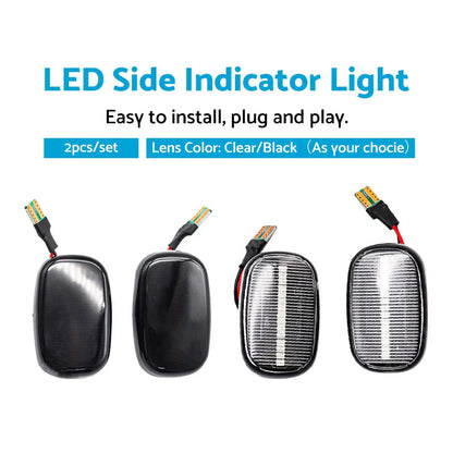 LED Side Indicator Lights for Toyota Hilux Yaris Corolla RAV4 Lexus