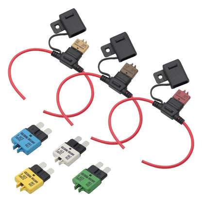 Fuses Blade Circuit Breaker with Holder for Universal Car Truck