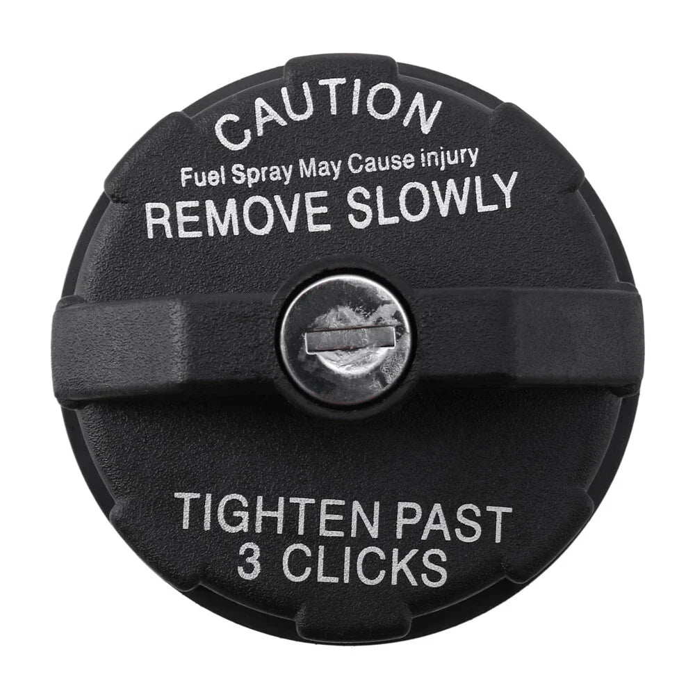 Black Locking Gas Fuel Cap for Jeep Wrangler (2007-2018)