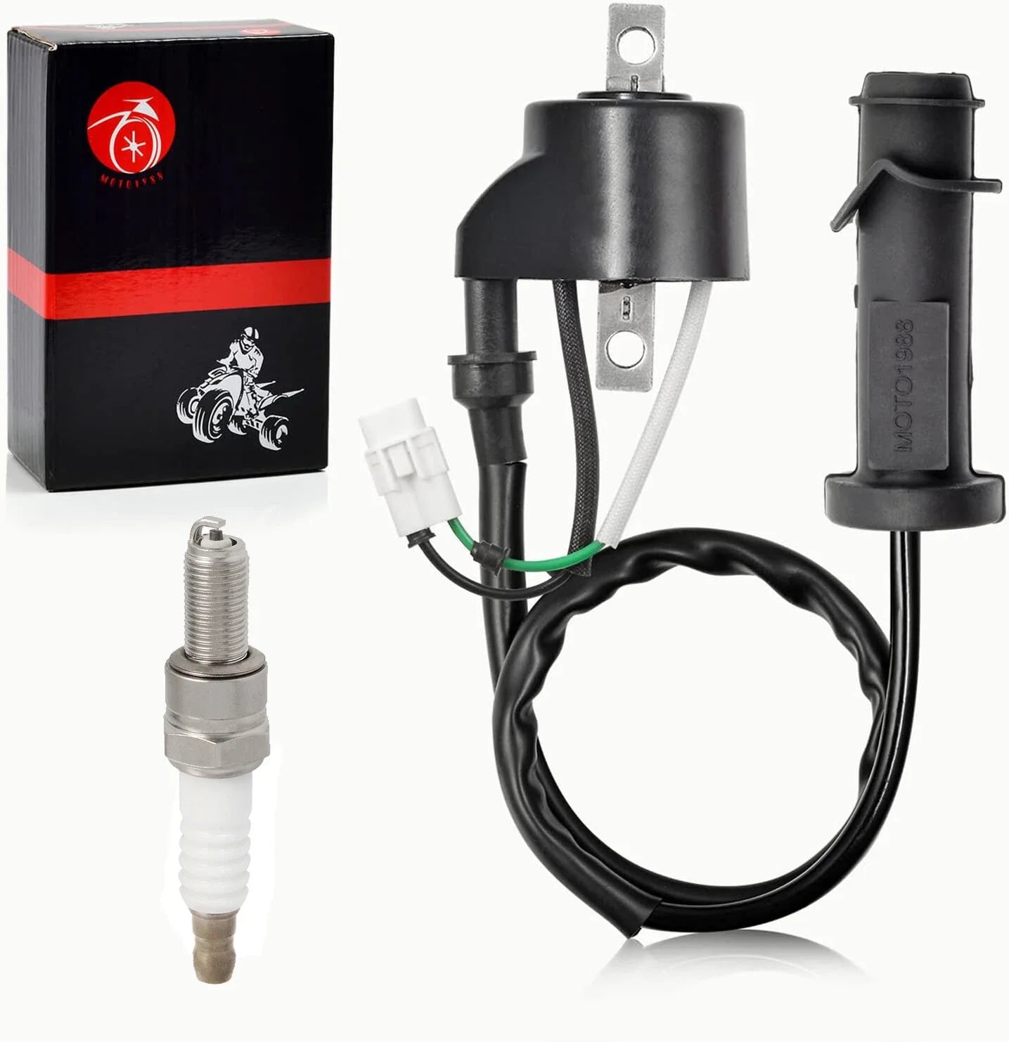 Ignition Coil Spark Plug & Cap for Arctic Cat Prowler 650 XT (2006–2011)