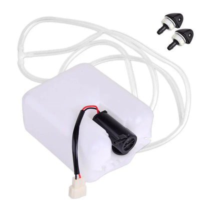 Windshield Washer Reservoir Tank w/ 12V Pump for Universal Car
