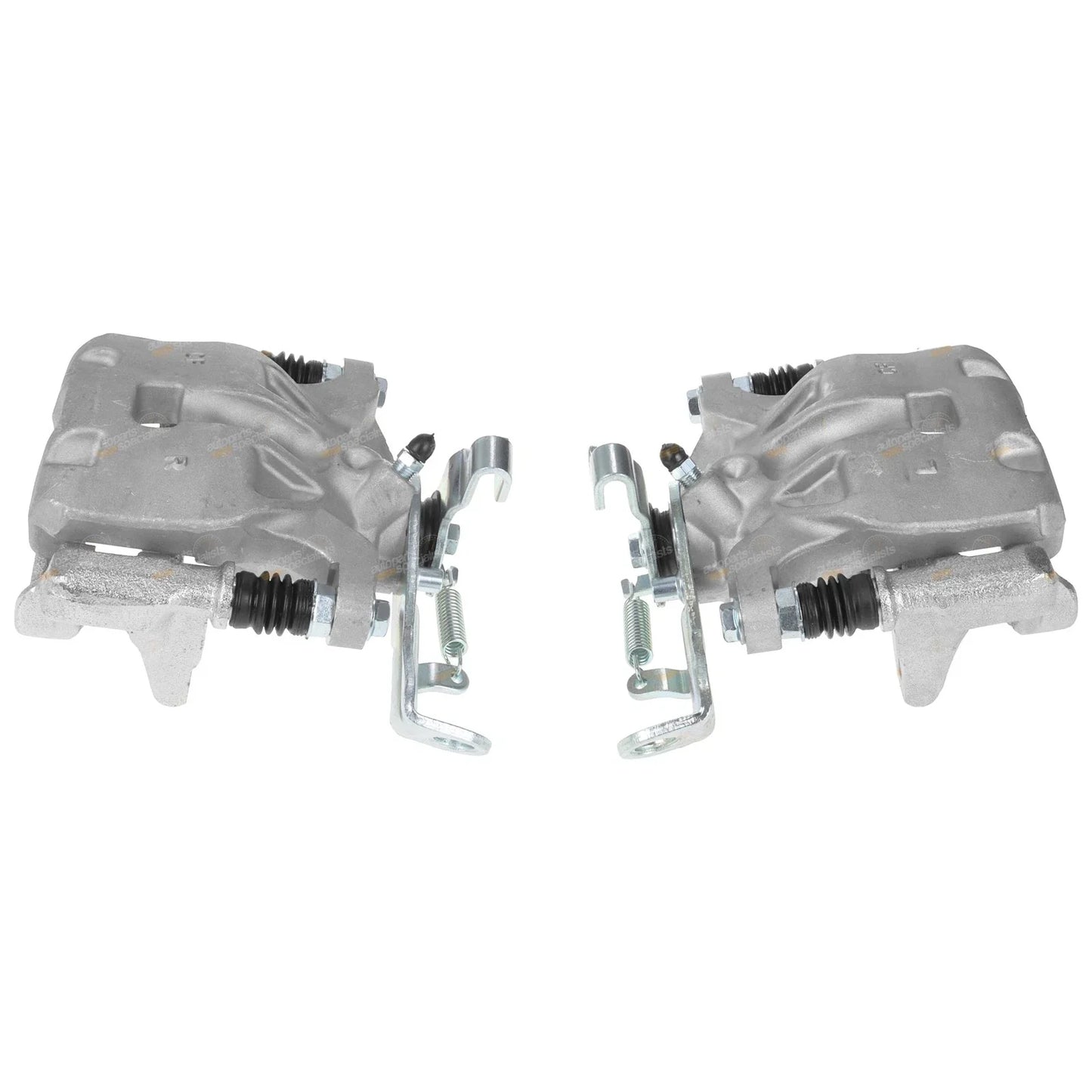 LH + RH Rear Disc Brake Calipers + Pads for Mazda 3 BM BN (2014 - 2019)