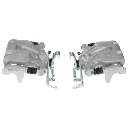 LH + RH Rear Disc Brake Calipers + Pads for Mazda 3 BM BN (2014 - 2019)