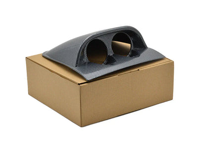 2" 52mm Dual Hole Dashboard Gauge Pod Mount Holder for Universal Car Models