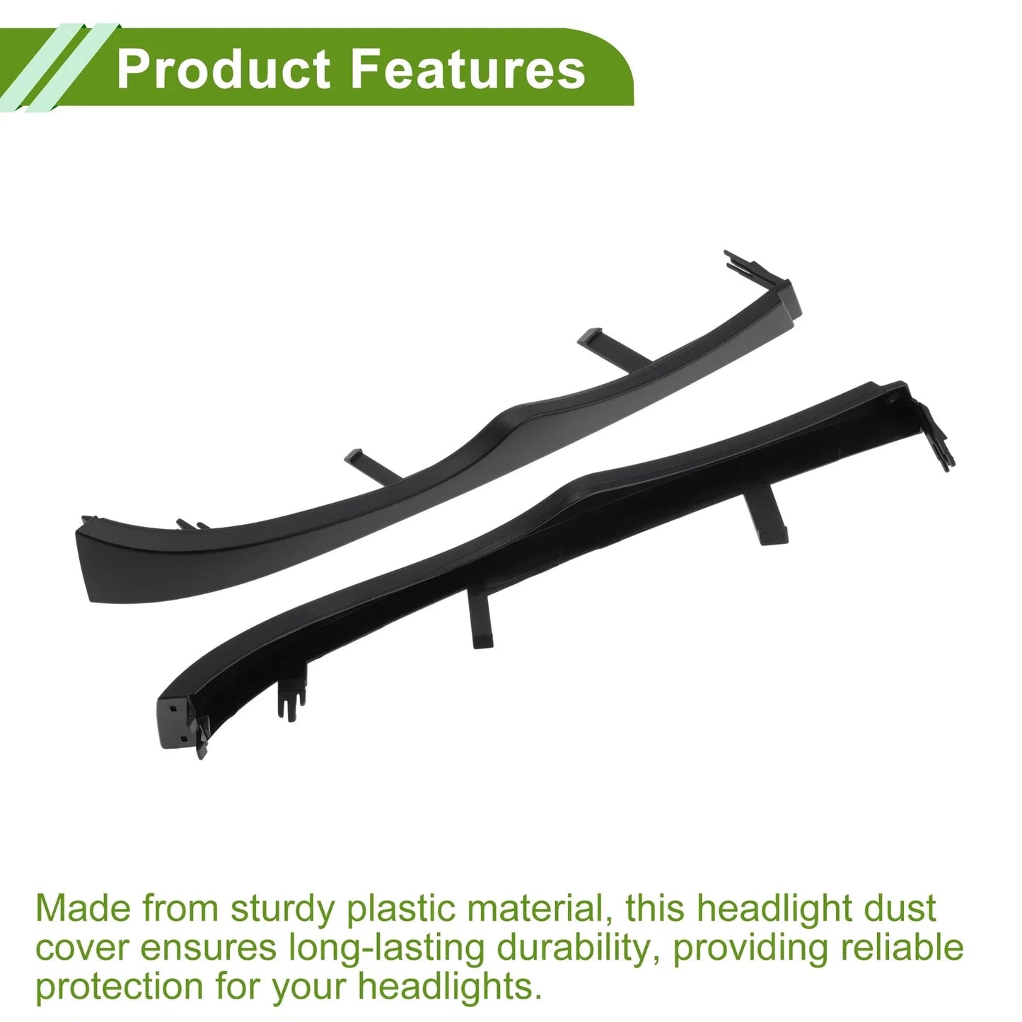 Headlight Eyebrow Headlamp Eyelid Covers for BMW E46 (1998-2006)