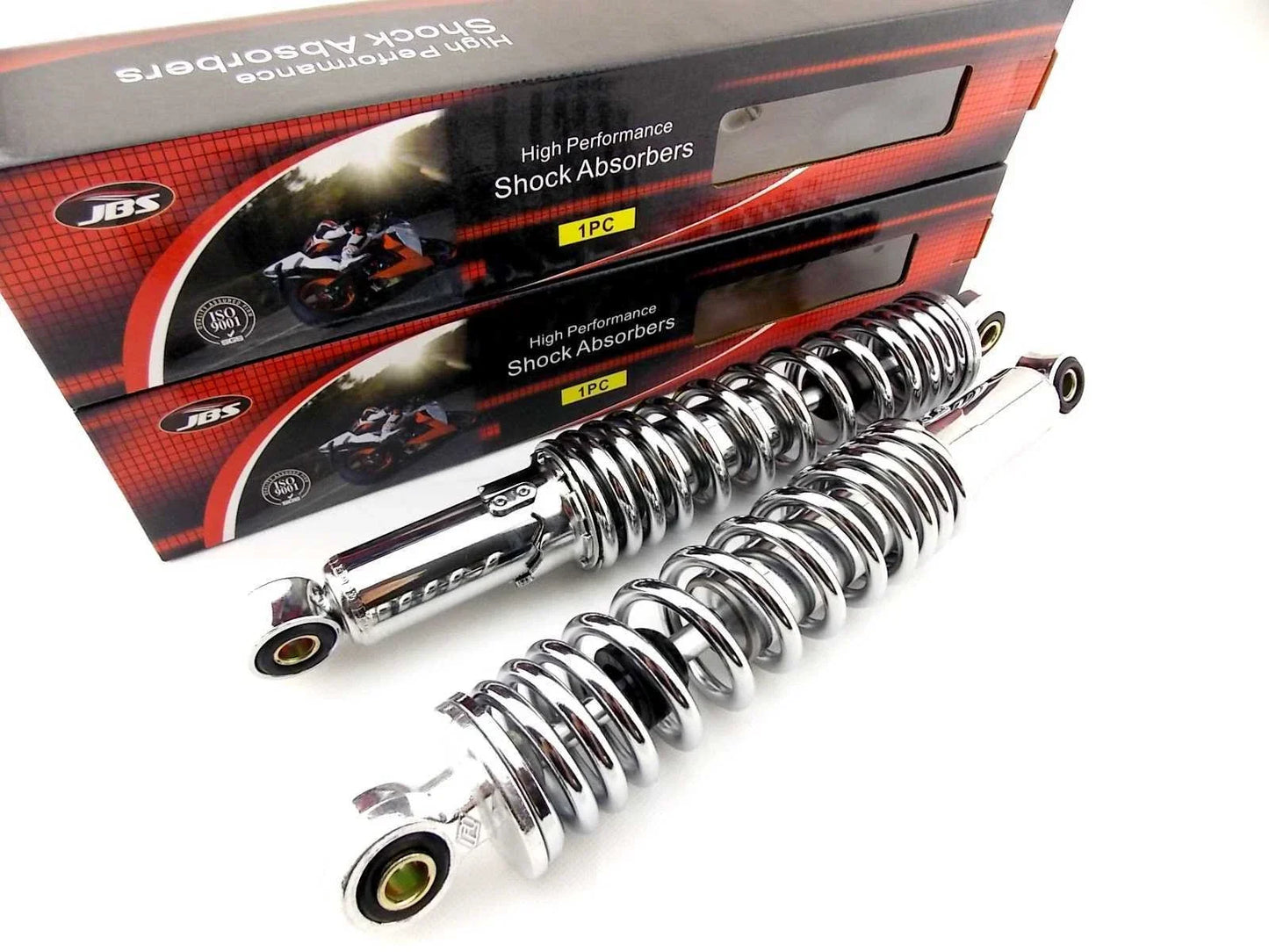 320mm Chrome Rear Shock Absorbers for Kawasaki S3 400SS