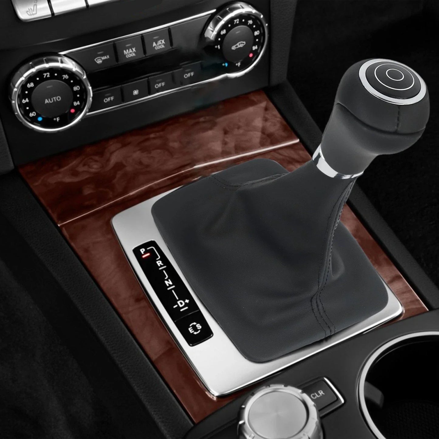 Gear Shift Knob and Dust Cover for Mercedes C Class W204 (2007–2013)