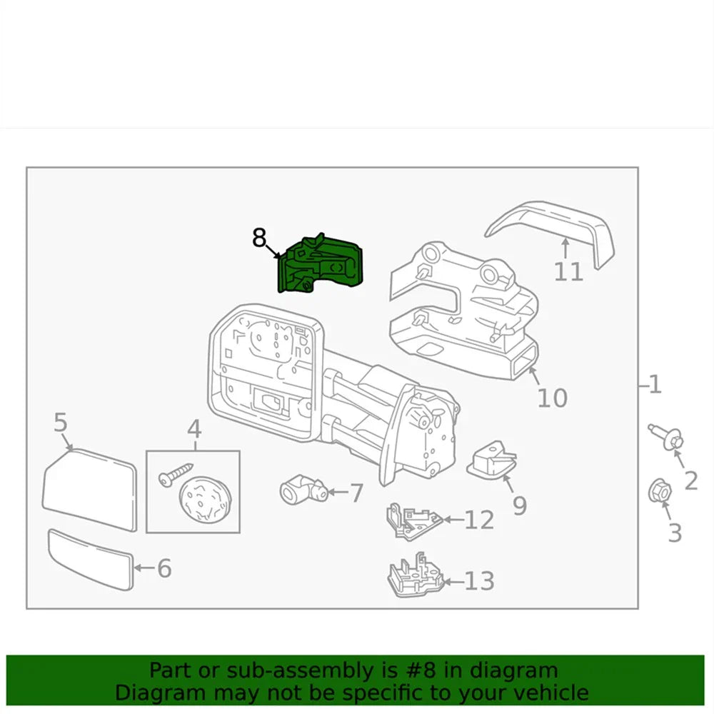 Signal Lamp for 2015-2024 Ford F150 F250 F350 Super Duty (2015-2024)