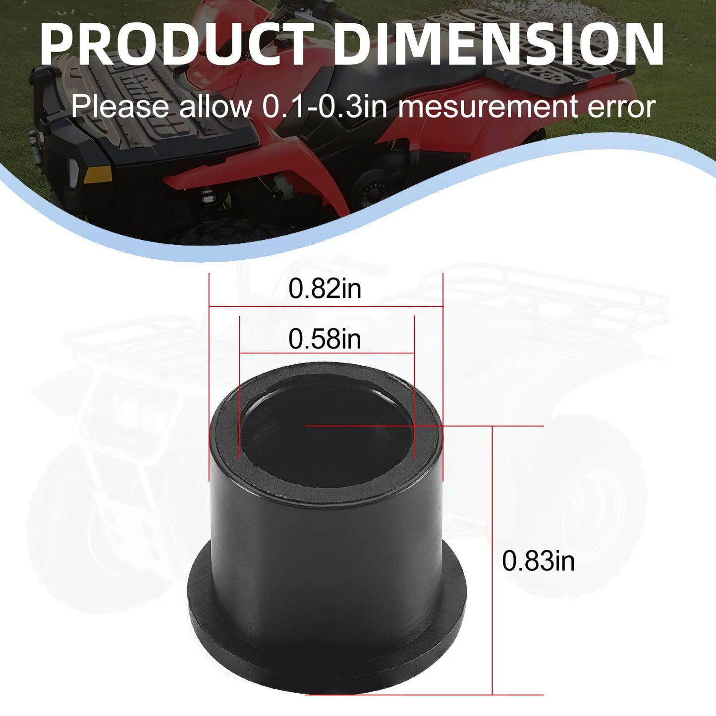 8x A-Arm Bushing Kit for Polaris Outlaw 50/90/110