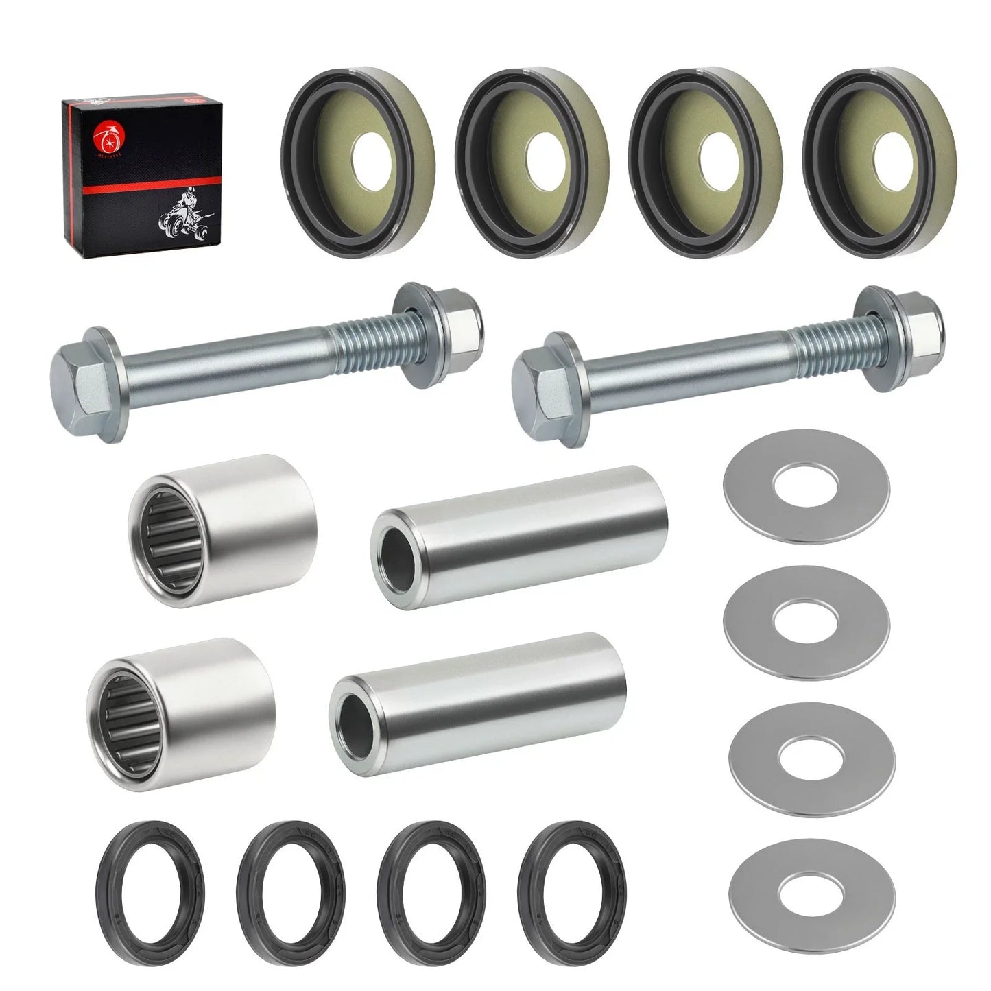 Lower Front A Arm Bushing Bearing w/ Bolts for Arctic Cat 400 DVX (2004–2008)