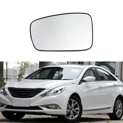 Heated Mirror Glass with Backing for 2011-2014 Hyundai Sonata Left Side