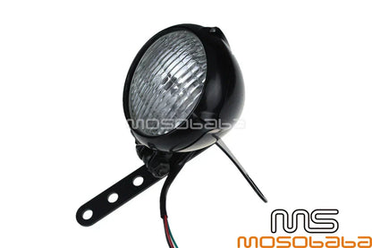 Black Headlight Mount Bracket for Harley Softail Sportster Chopper Bobber