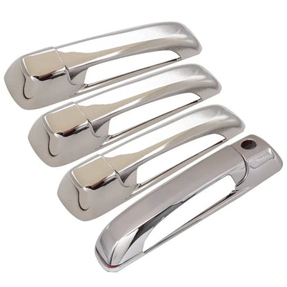 4 Pcs Chrome Door Handle Covers for Dodge Ram 1500 2500 3500 4500 (2009-2018)