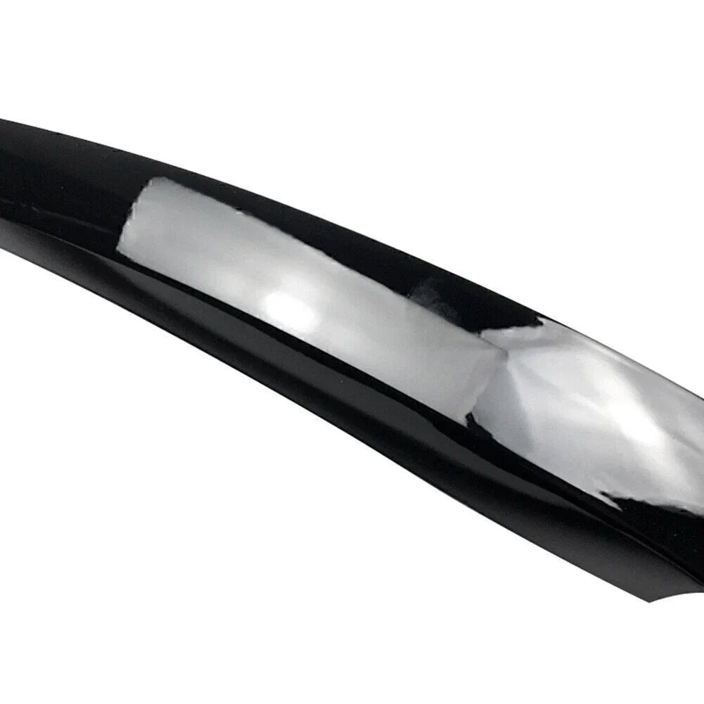 Gloss Black Front Headlight Eyelid Trim Covers for Volkswagen Touran (2011-2015)