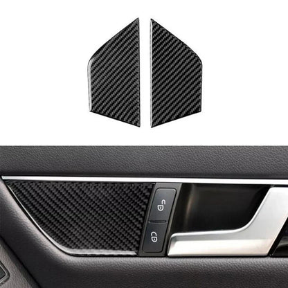 Carbon Fiber Door Handle Cover Trim for Mercedes-Benz C Class (2007-2013)