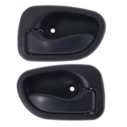 2 x Door Handle Inner Black LH+RH for Hyundai Excel X3 (1994–2000)