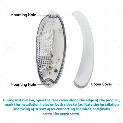 Halogen Light Lamp for Caravan RV Motorhome Awning 9-12V