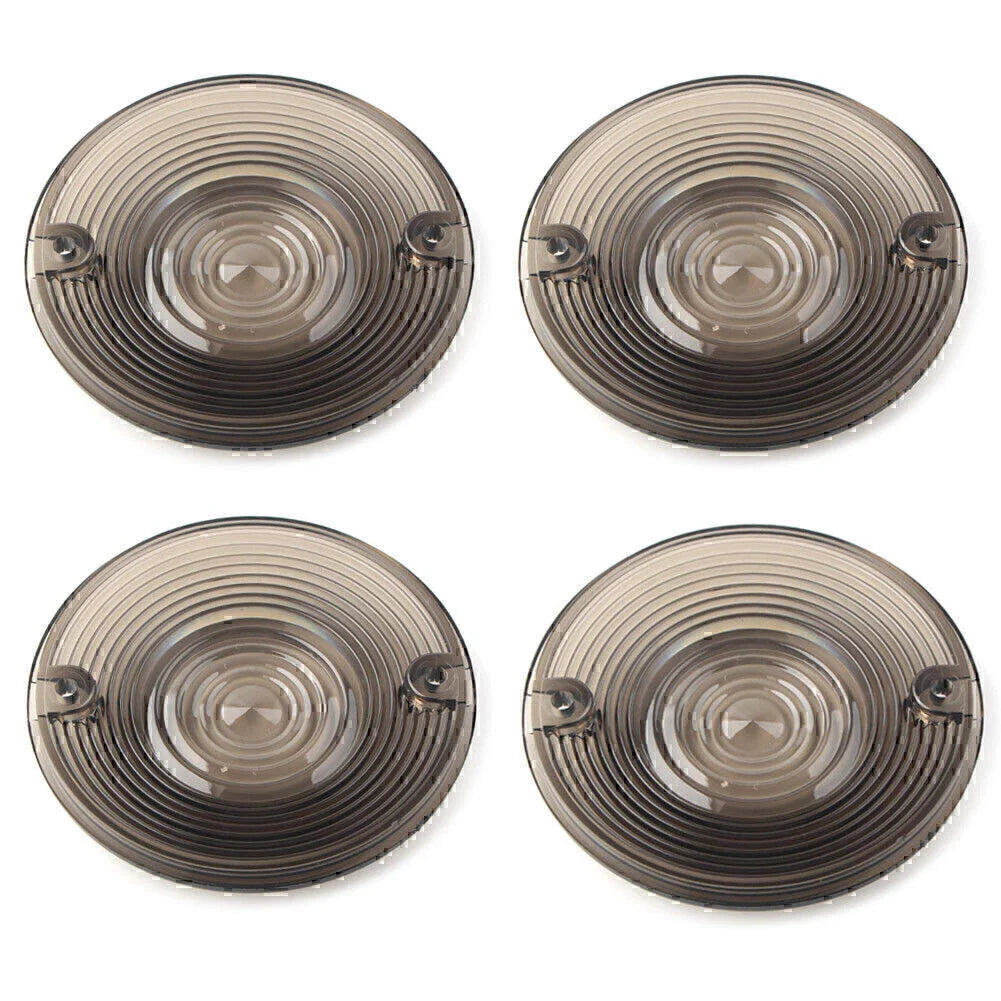 Smoke Turn Signal Lens Cover for Harley Electra Glide, Road King
