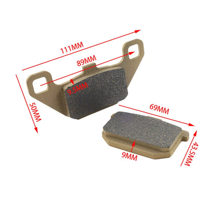 Brake Pads for KAWASAKI GPz 900 R, ZG 1000 (1984-1993)
