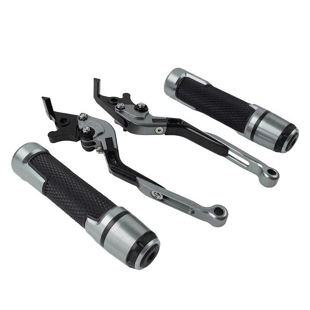Folding Titanium Brake Clutch Levers Grip Set for Suzuki GSXR600/750 (2006-2019)