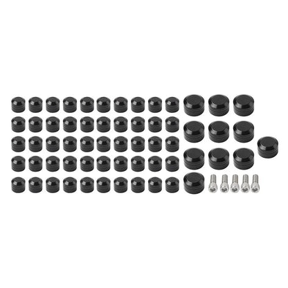 61X Engine Topper Screw Bolt Cap Kit for Harley Twin Cam Softail (2007-2017)
