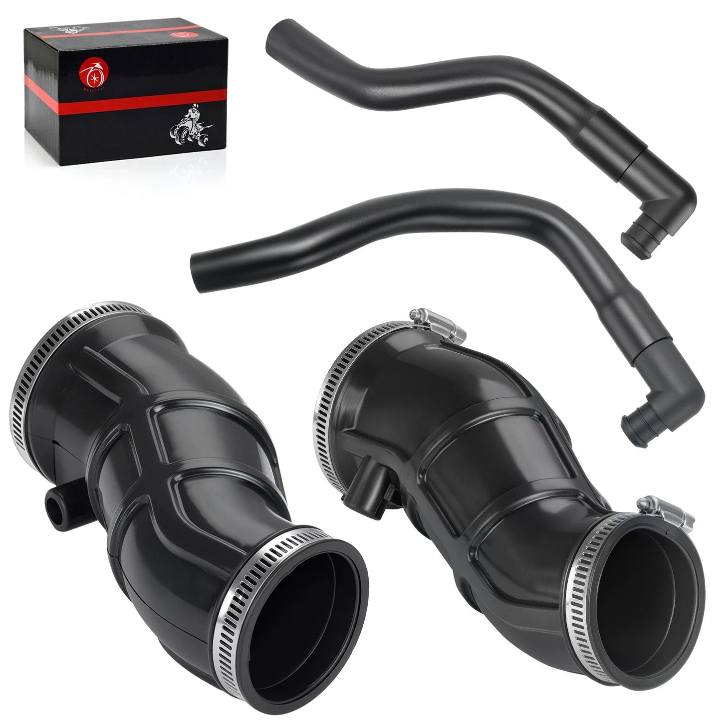 2 x Left+Right Snorkel Air Box Intake Tube & Pipe for Yamaha Raptor (2001–2005)