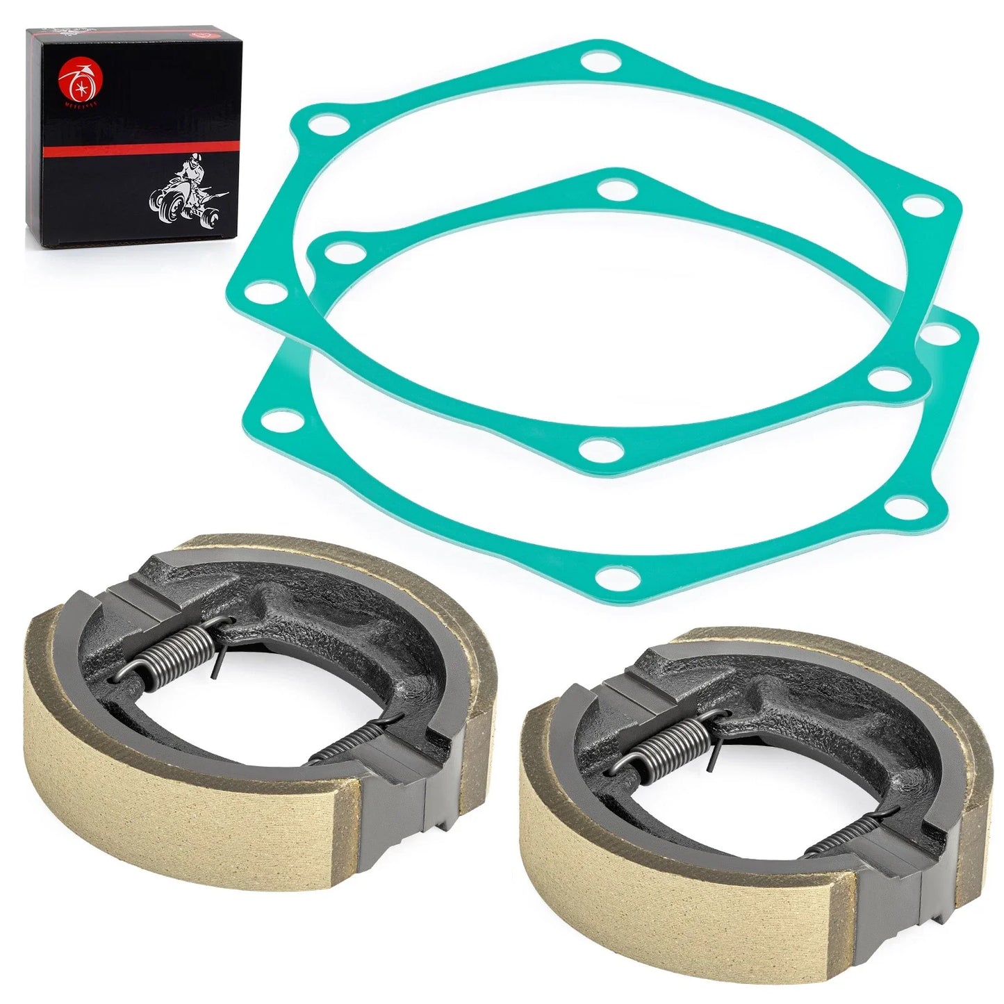 4x Brake Shoes Springs Gasket Kit for John Deere 650 670 Tractor (1960–1968)