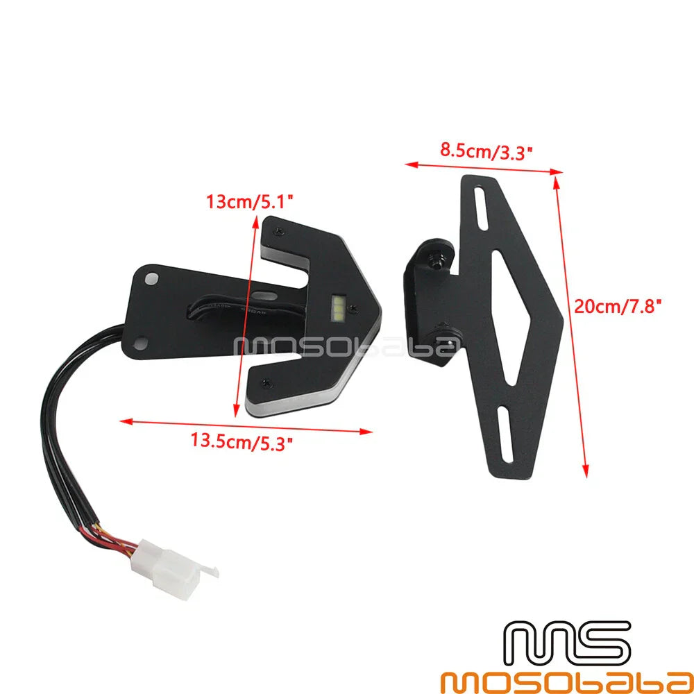 Rear License Plate Fender Eliminator LED Light for KTM 790 890 (2020-2023)