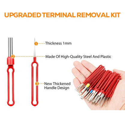 Terminal Removal Tool Kit Depinning Tool Electrical Connector Pin Removal Tools