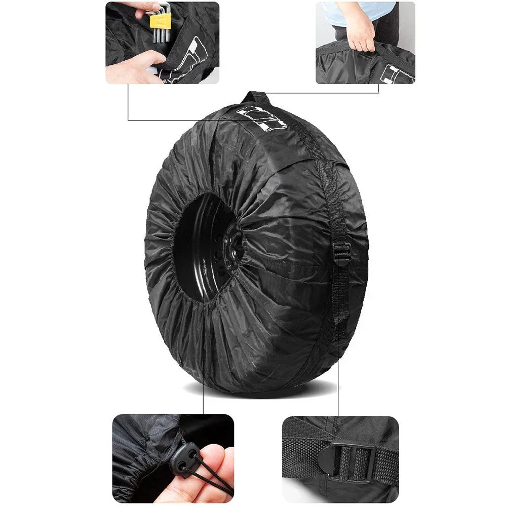 Spare Tyre Carrier – Adjustable Tire Protection Cover for PROTECTION