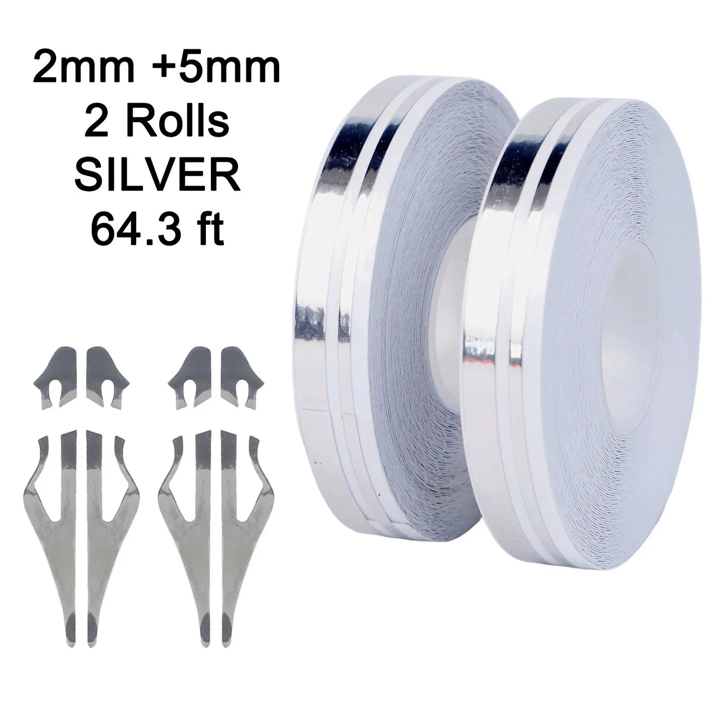 Non-Fading Stripe Stickers Scratch-Resistant for STREAMLINE Double Line Tape
