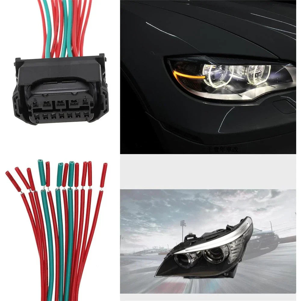 Headlight Plug Socket Connector Wire Harness for BMW X1-X7, MINI Z4 (2013-2023)