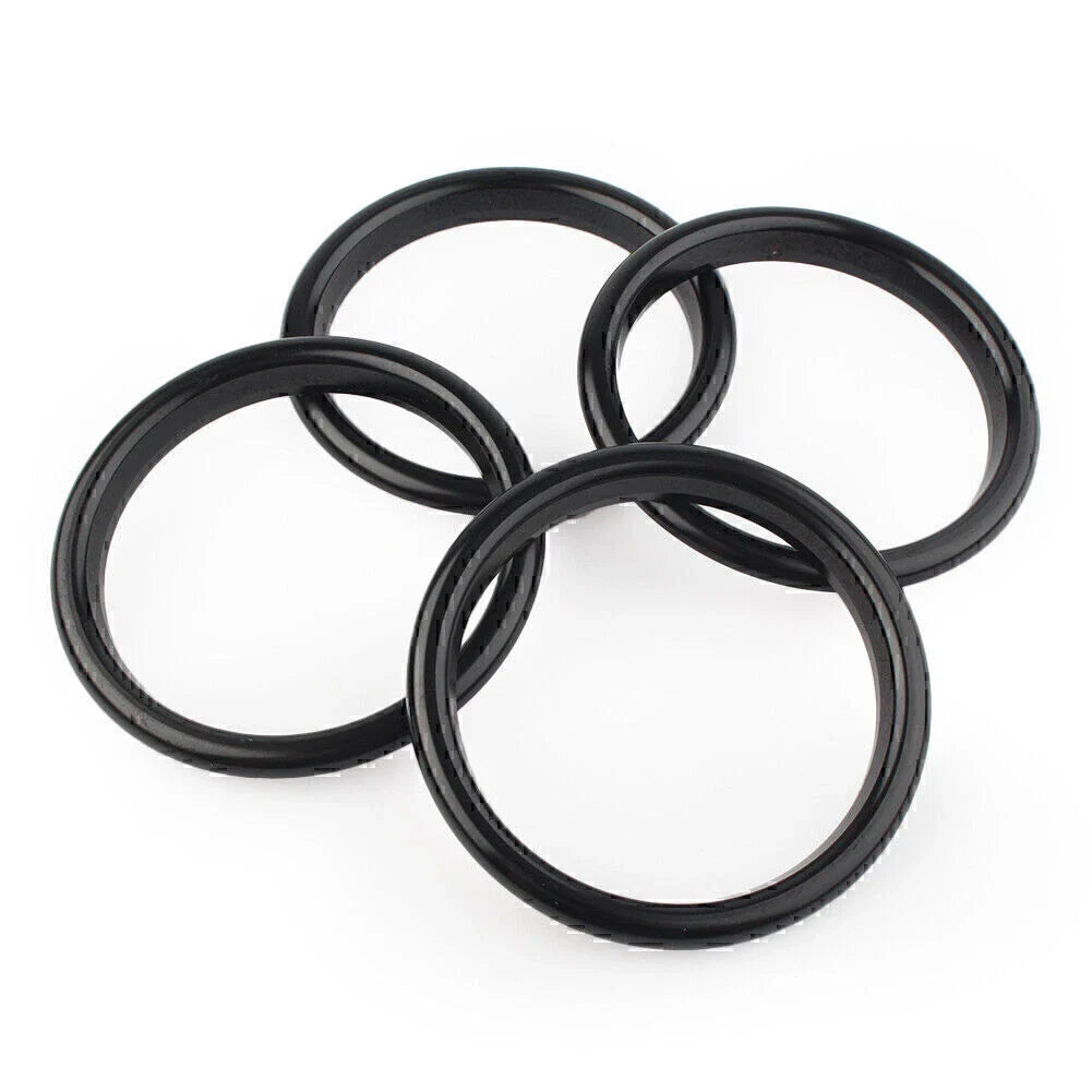 4 x Air Vent Cover Rings for Audi A3 S3 (2012-2019) - Black