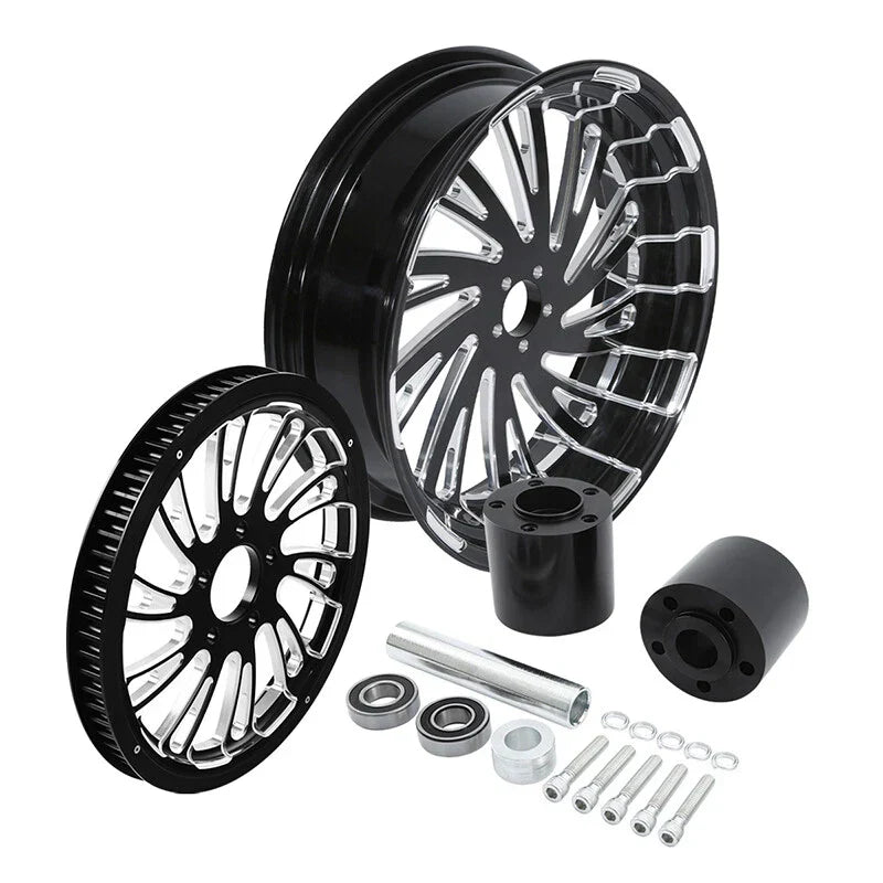 Rear Wheel Rim Belt Pulley Sprocket for Harley Electra Road Glide (1997-2008)