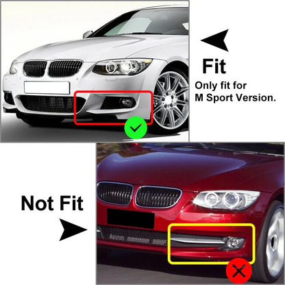 Carbon Front Bumper Lip Corner Splitters for BMW 3 Series E92 E93 (2007-2013)