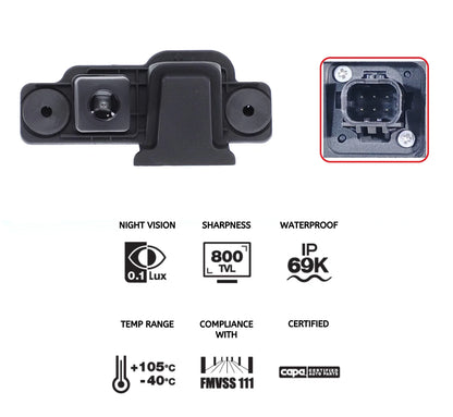 Reverse Backup Camera OE Connector for Toyota HiAce GDH/GRH (2019–2024)