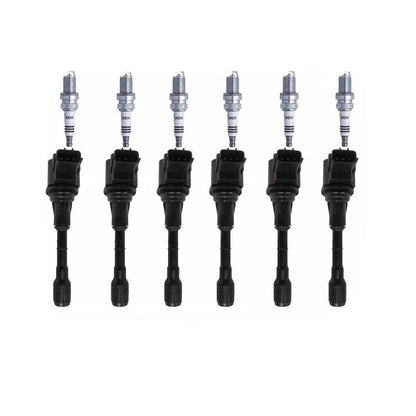 6 x Ignition Coils & 6 x Spark Plugs for Nissan Murano Z51 (2009-2014)