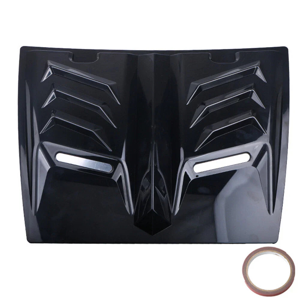 ABS Glossy Black Hood Vent Scoop Cover for Car Exterior Trim