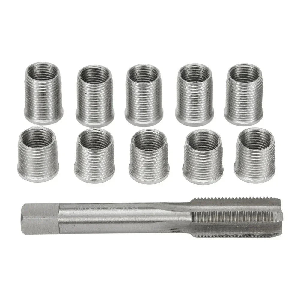 11pcs Thread Hole Repair Kit M10X1.25 Tap for Engine and Generator Spark Repair