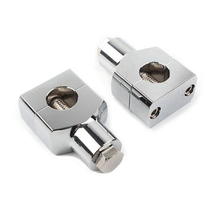 1" Motorcycle Handlebar Risers Clamp Mounts for Harley Fatboy