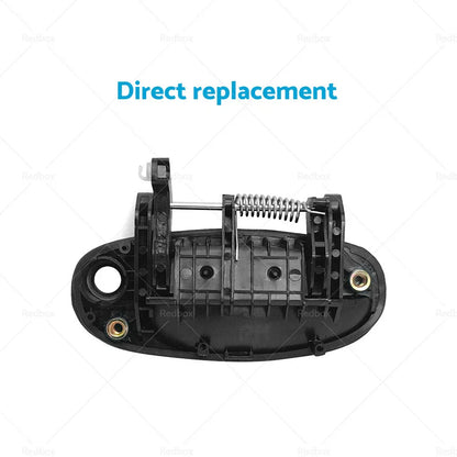 Front Left Outer Door Handle Black for Holden Barina TK Hatch (2005-2010)