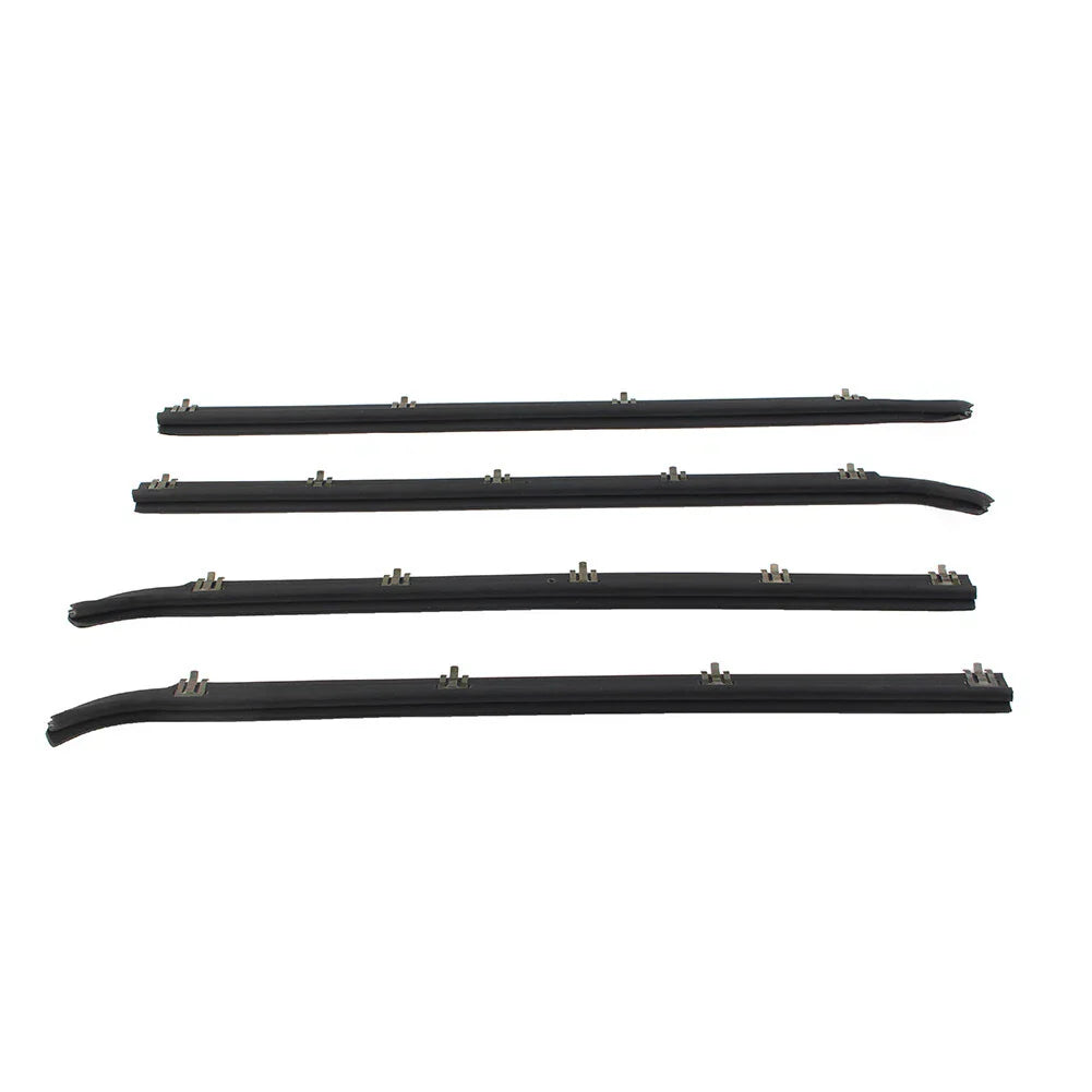 4 x Door Window Seal Weatherstrip for Ford F150 F250 F350 (1987-1997)