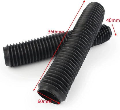 360MM Motorcycle Dirt Bike Front Fork Dust Cover Gaiters Boots