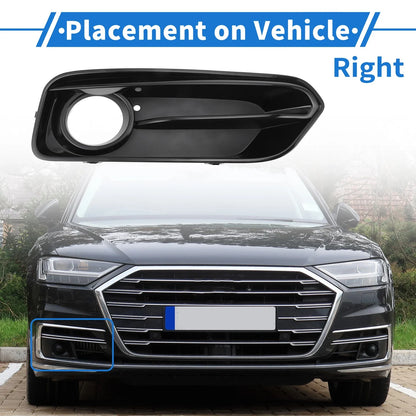 1 x Front Right Fog Light Grill for BMW 1 Series (2015 - 2018) Black