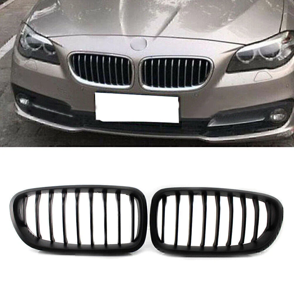 Matte Black Front Kidney Grille for BMW F10 F11 M5 Sedan (2010-2016)