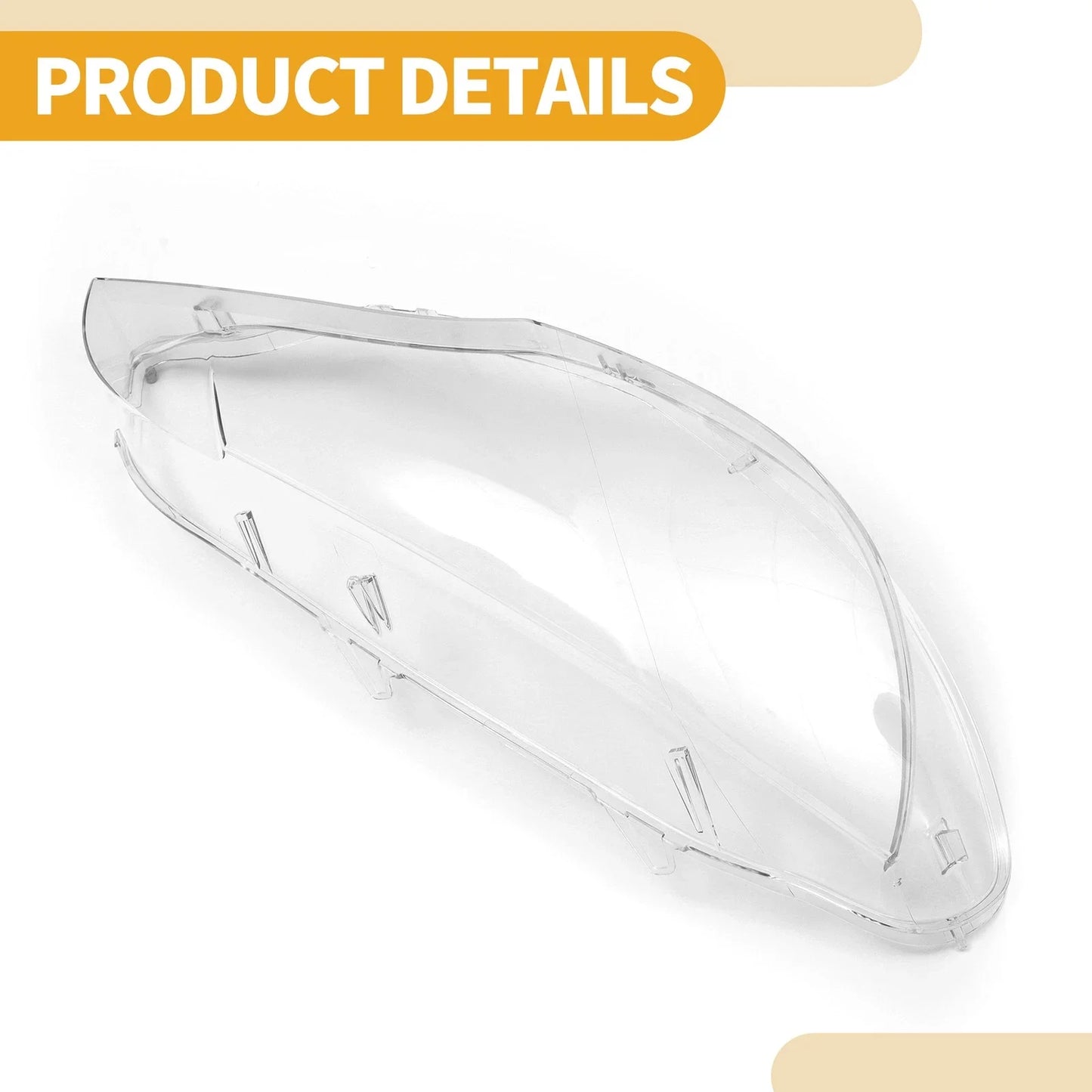 1 Pc Right Front Headlight Lens Cover for BMW X6 (2008-2014)