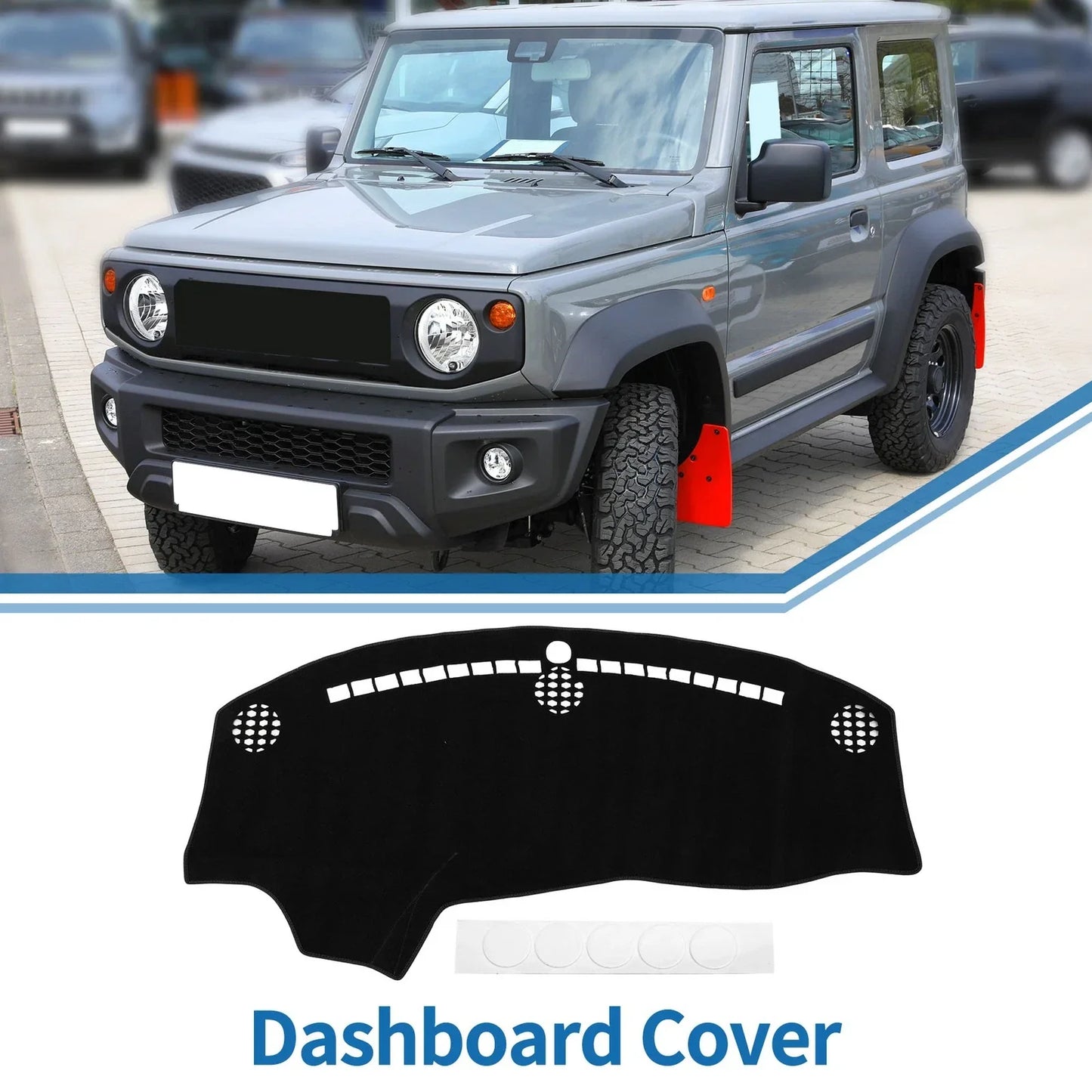 Dashboard Cover Mat for Dodge Challenger Accessories 2015-2024 Black